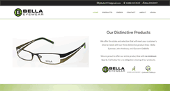 Desktop Screenshot of bellaeyewear.com