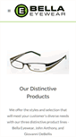 Mobile Screenshot of bellaeyewear.com